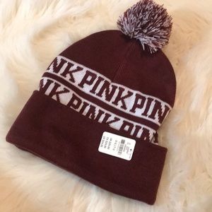 Victoria Secret Pink Pom Pom Beanie